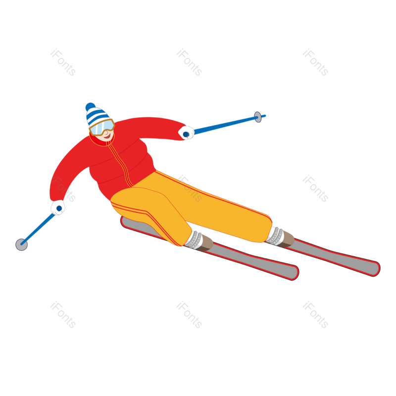 比赛图片,体育比赛元素,滑雪PNG,运动会免抠素材